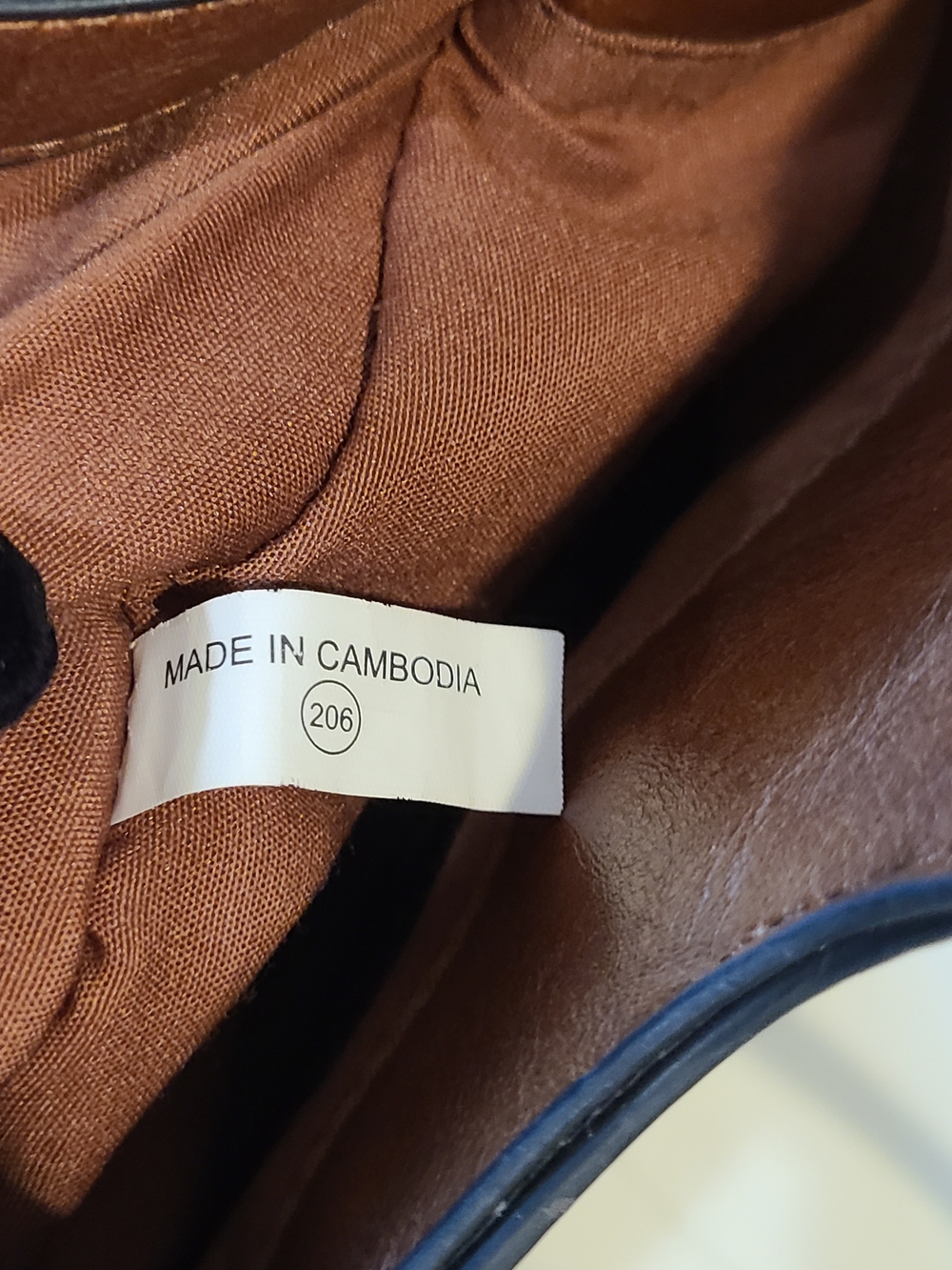 Bueno Brown Leather Tote with Tassel Charm - Picture 12 of 15